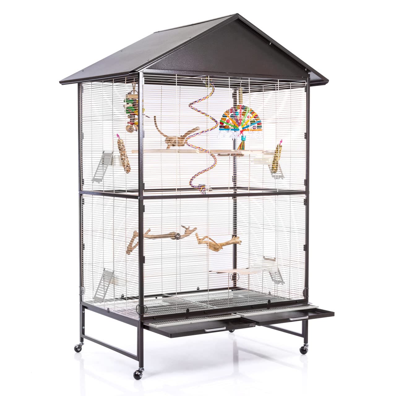 montana-cages-villa-casa-120-sittichvoliere-antik-platinum image 3