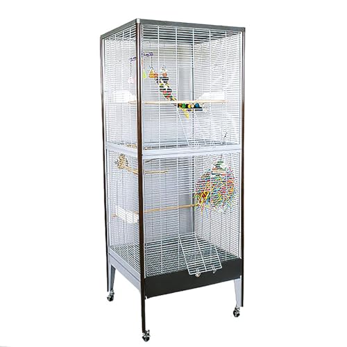 montana-cages-casa-happy-home-voliere-antik-platinum-holzoptik image 2