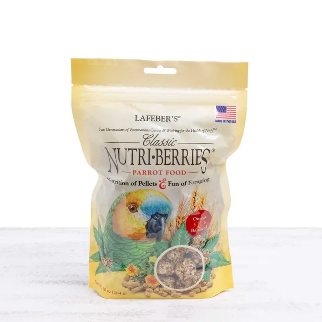 lafeber-nutri-berries-classic-papageien-snack-284-g-omega-3 image 1