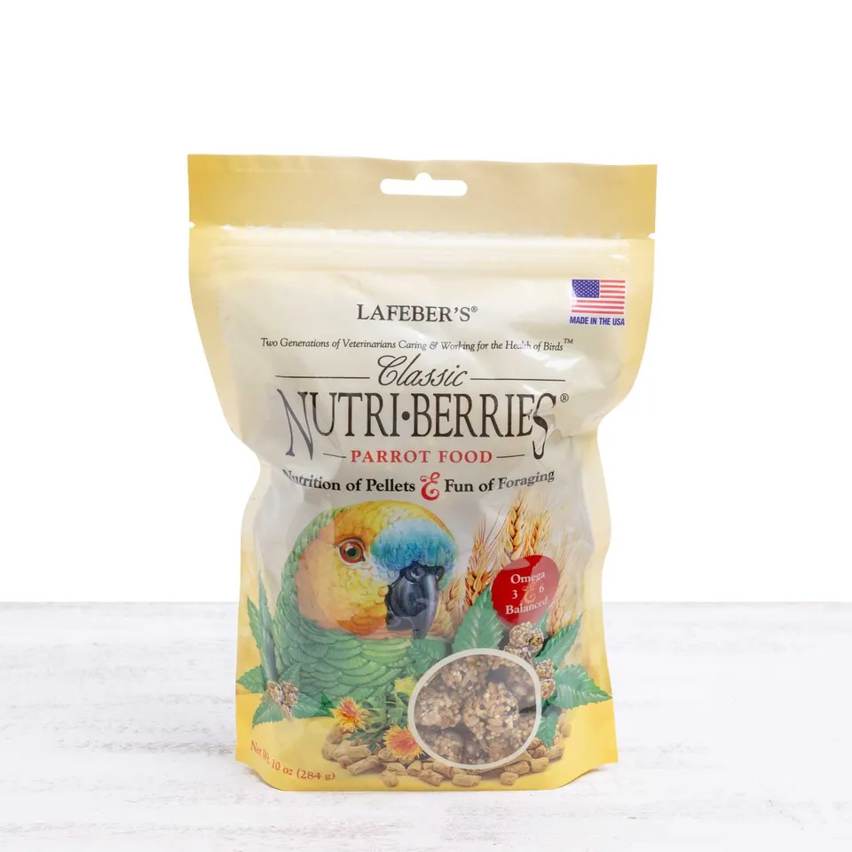 lafeber-nutri-berries-classic-papageien-snack-284-g-omega-3 image 1