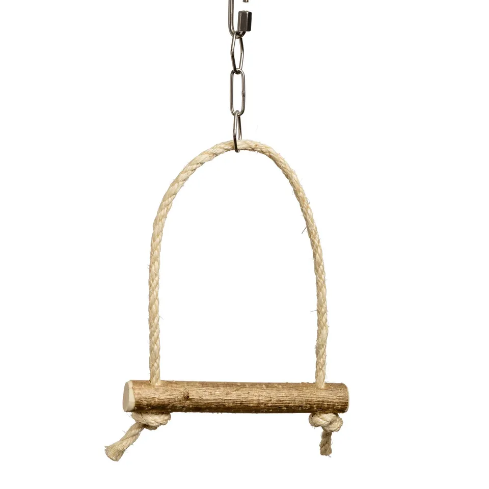 rico-s-futterkiste-mini-naturschaukel-sittichspielzeug-holz-15-cm image 1