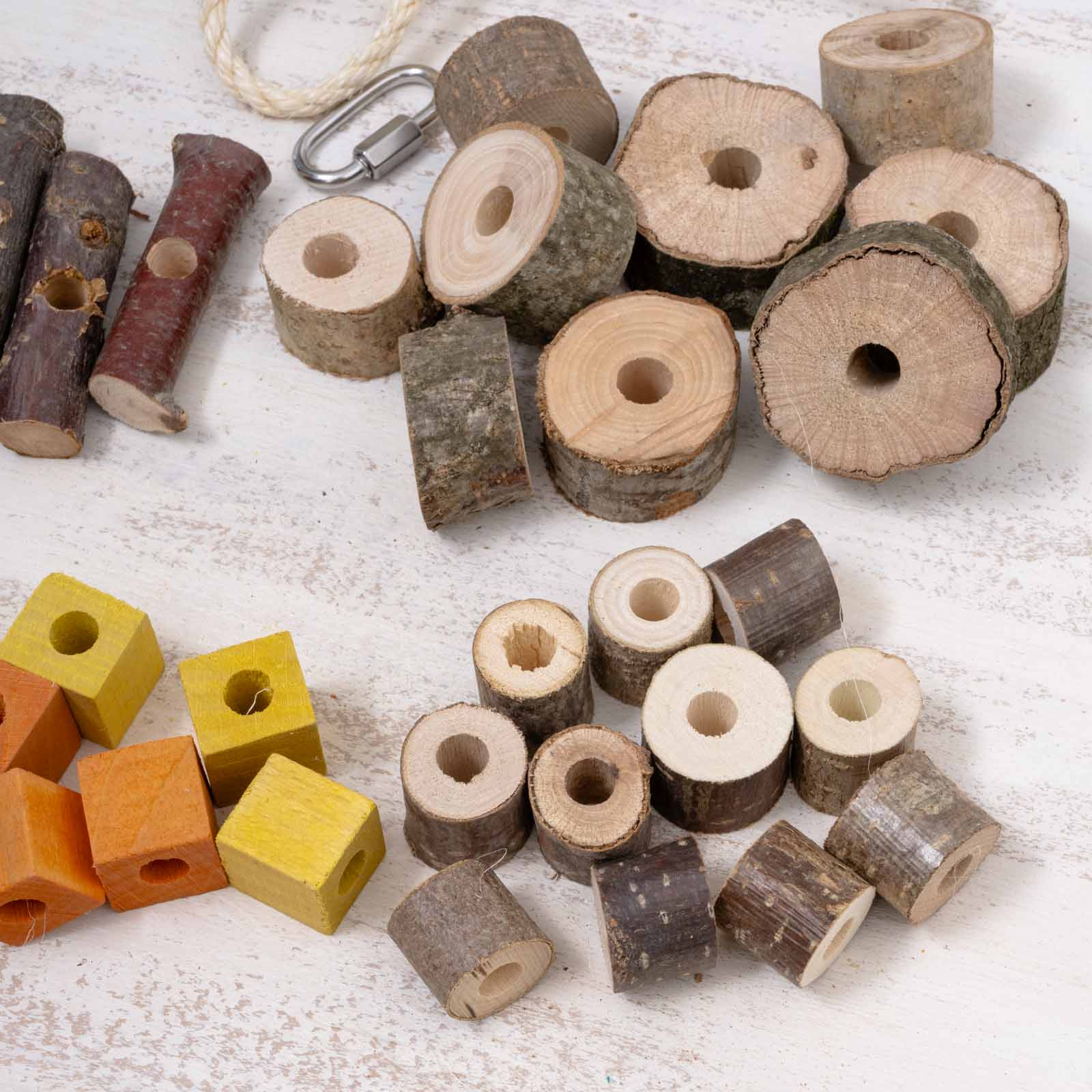 rico-s-futterkiste-bastelset-klein-spielzeug-f-r-sittiche-mit-sisalseil image 5