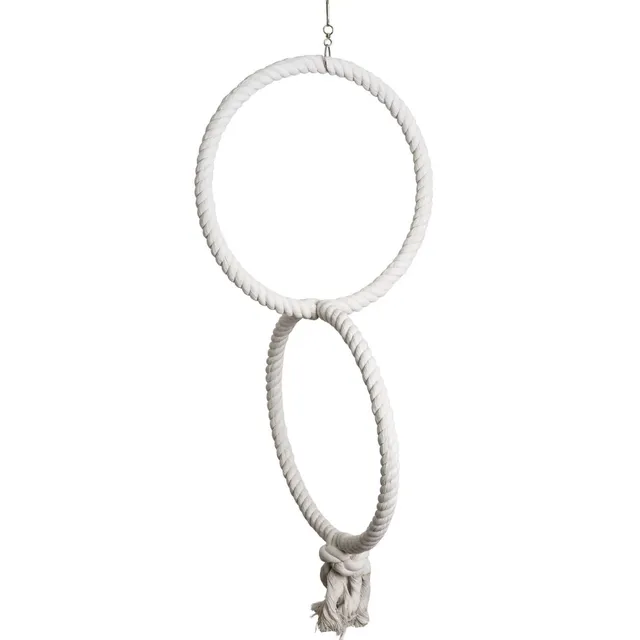 rico-s-futterkiste-doppelring-papageienspielzeug-2x34-cm-baumwolle image 1