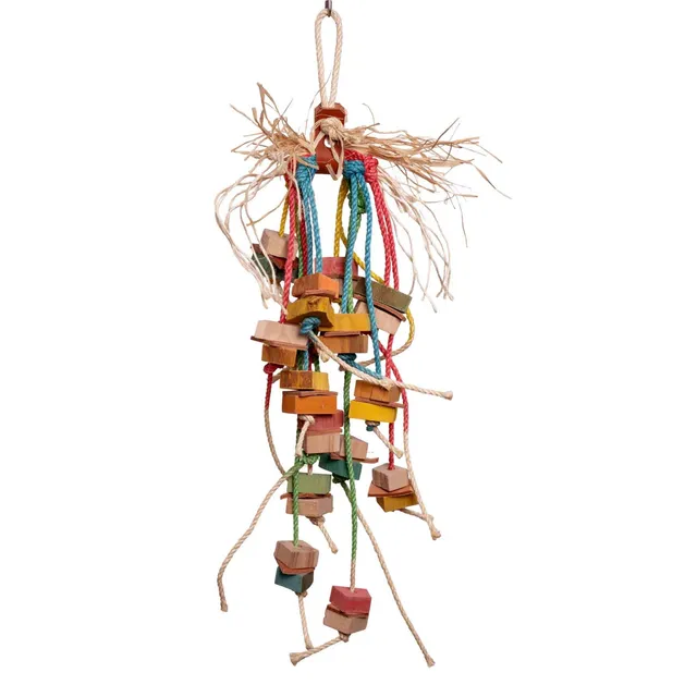 rico-s-futterkiste-wirbel-papageienspielzeug-sisal-60-cm image 1