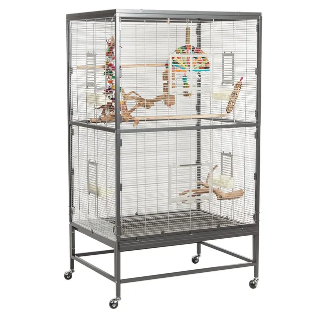 montana-casa-90-vogelvoliere-91x71x160-cm-mit-plexiglas image 1