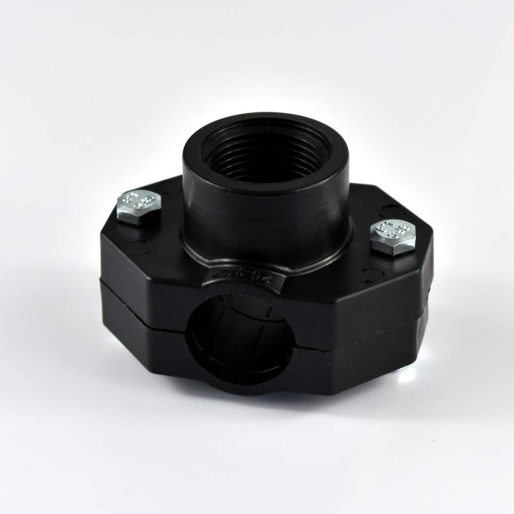 klasebo-pp-anbohrschelle-pn10-25-x-1-2-pe-rohr-abzweig image 1