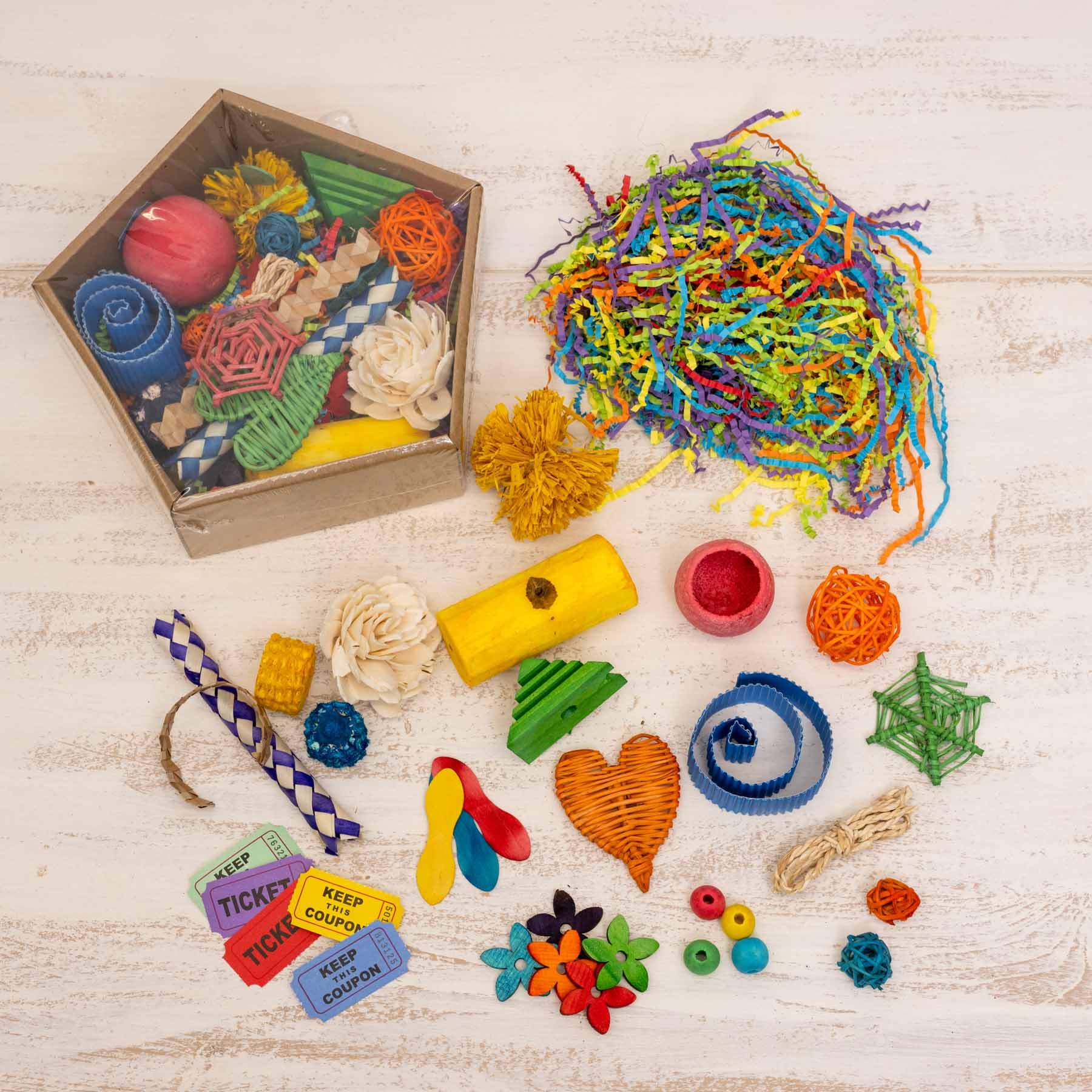 rico-s-futterkiste-diy-toy-gift-box-vogelspielzeug-sittich image 2