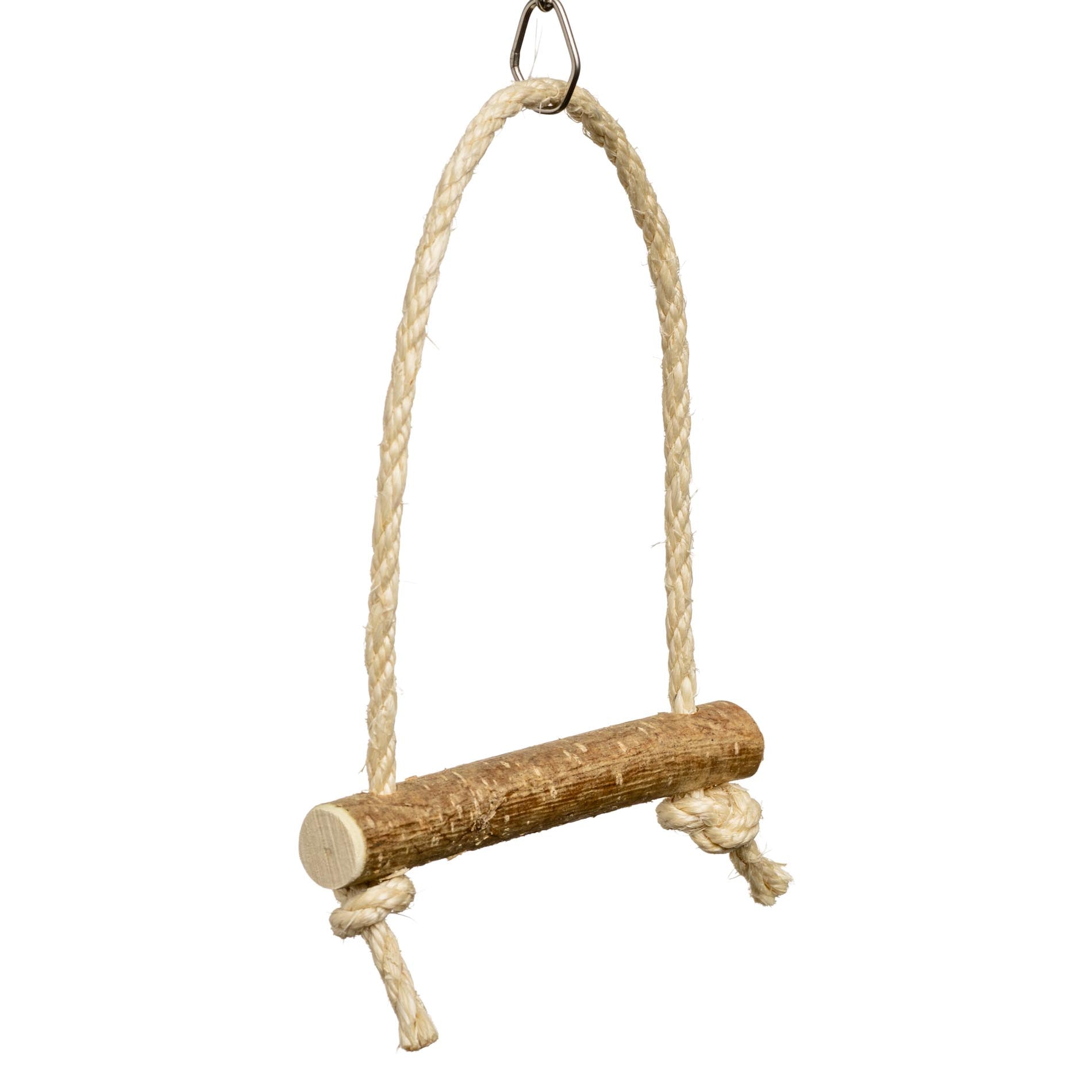 rico-s-futterkiste-mini-naturschaukel-sittichspielzeug-holz-15-cm image 2