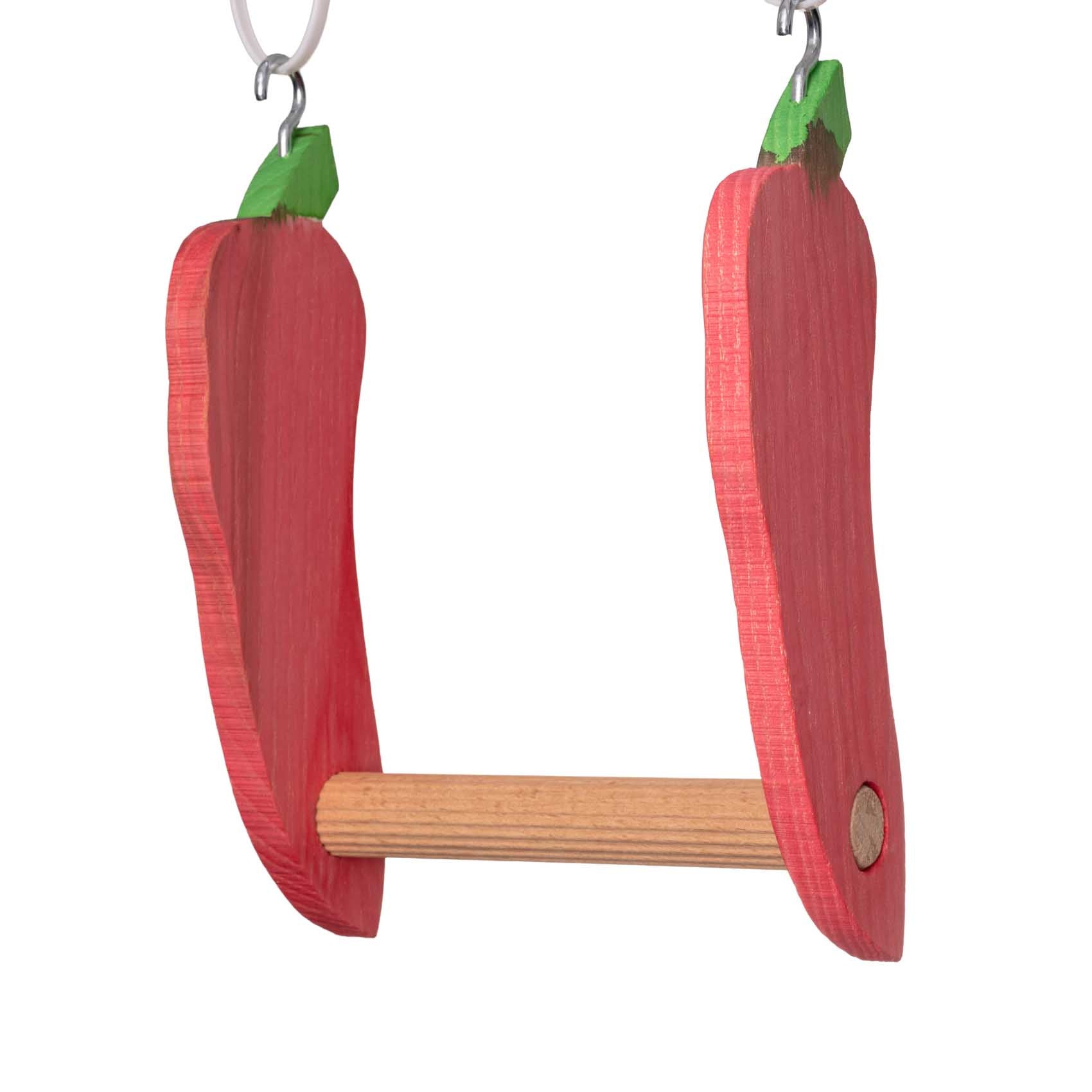 rico-s-futterkiste-chili-schaukel-holz-f-r-wellensittiche image 2
