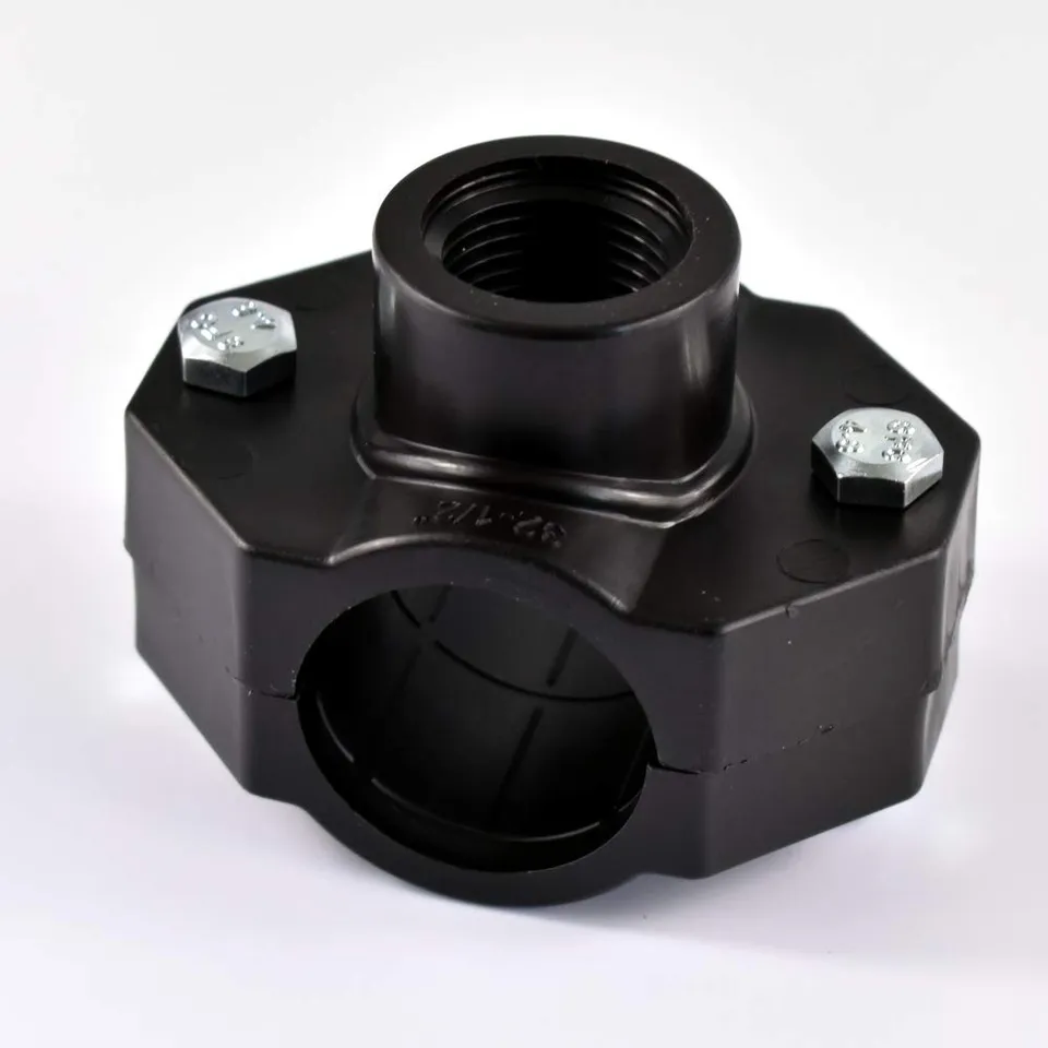 klasebo-pp-anbohrschelle-pn10-32-x-1-2-pe-rohr-abzweig image 1