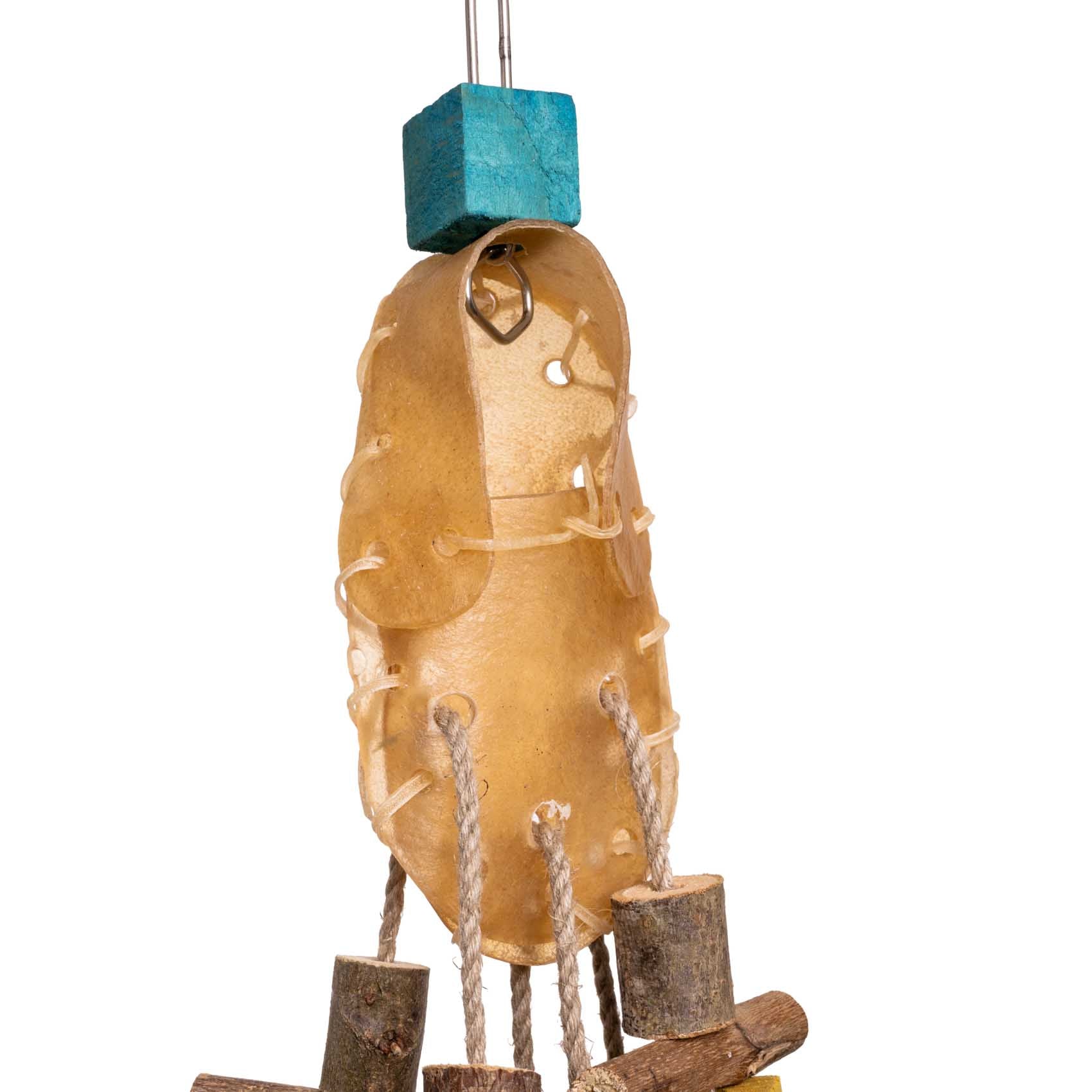 rico-s-futterkiste-kauschuh-knabberholz-papageienspielzeug-38cm image 3