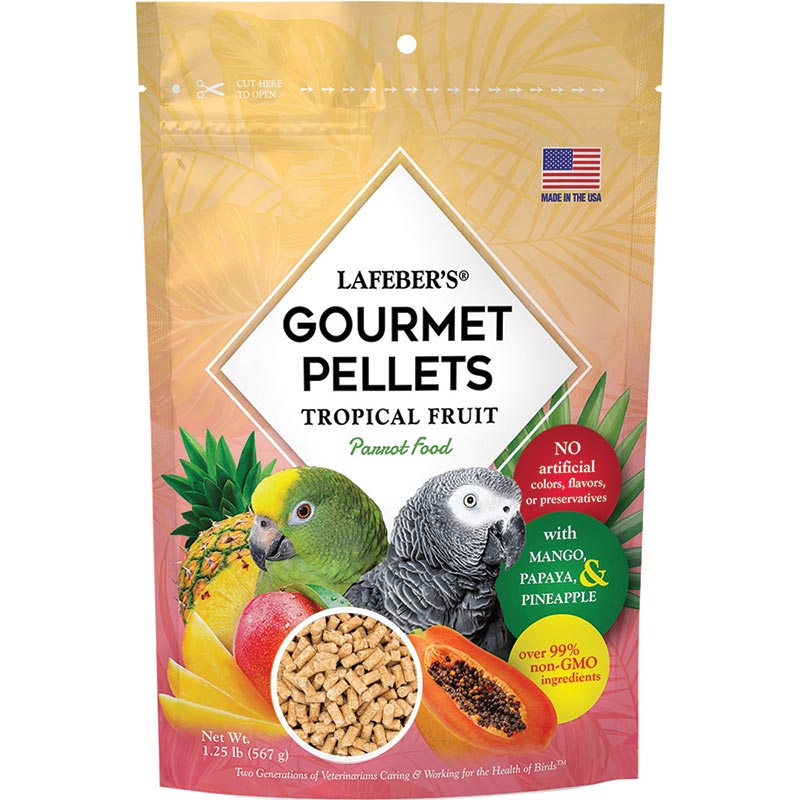 lafeber-gourmet-pellets-tropical-fruit-papageienfutter-567-g image 1