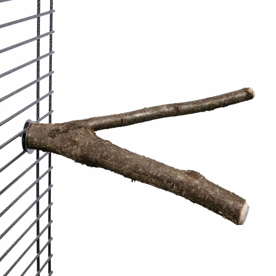 rico-s-futterkiste-astgabel-gro-sitzstange-papageien-naturholz image 1