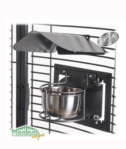 montana-cages-casa-feeder-shield-small-futternapf-dach-antik-3er-set image 7