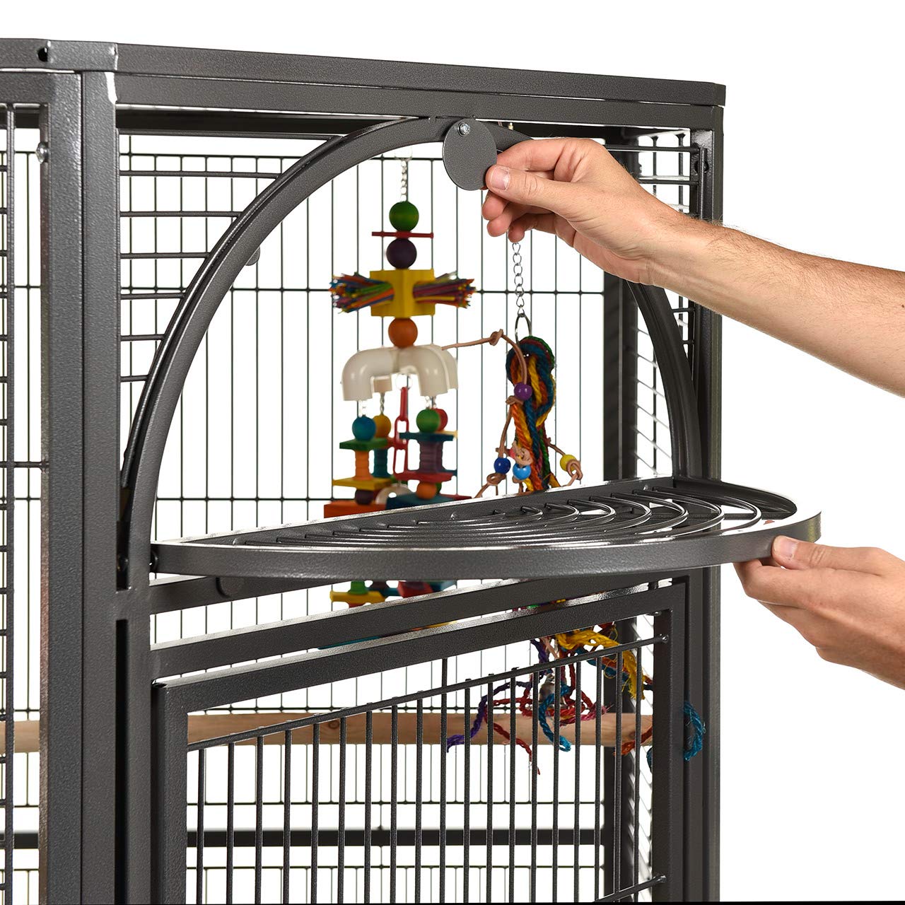 montana-cages-denver-eckk-fig-anthrazit-papageienvoliere-xxl image 2