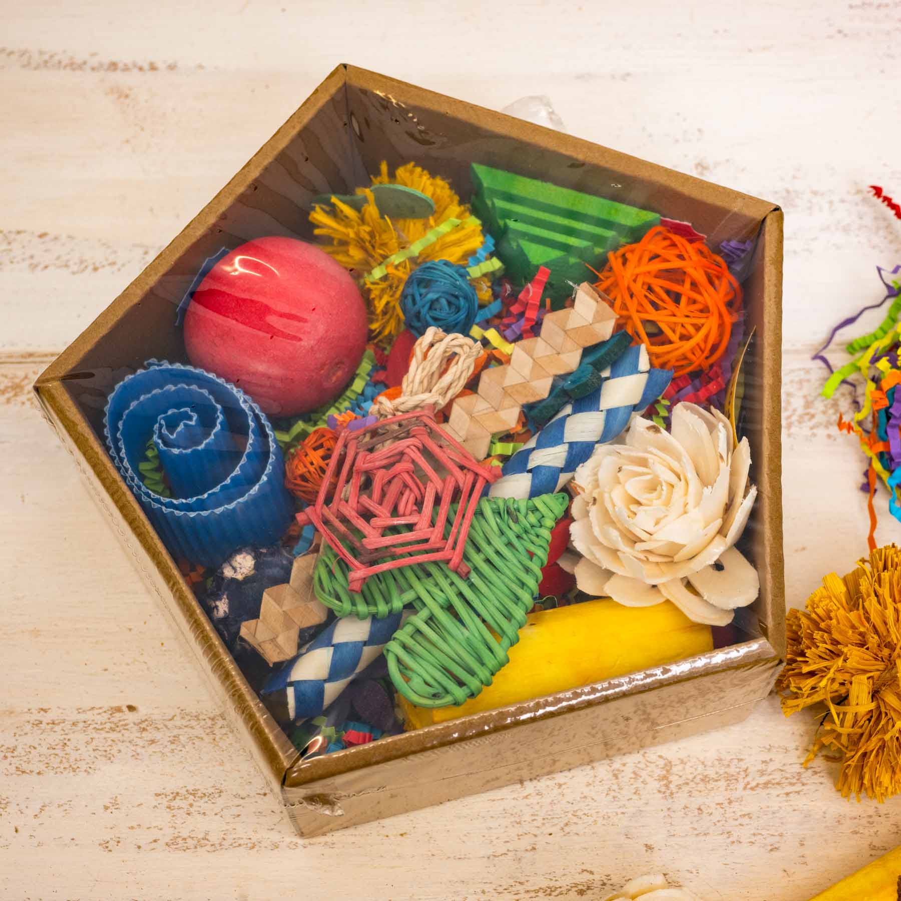rico-s-futterkiste-diy-toy-gift-box-vogelspielzeug-sittich image 8