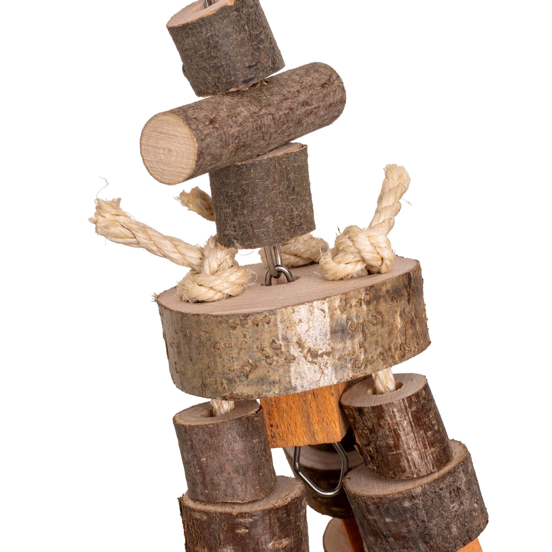 rico-s-futterkiste-mineralien-kokosnuss-sittich-spielzeug-42cm image 3
