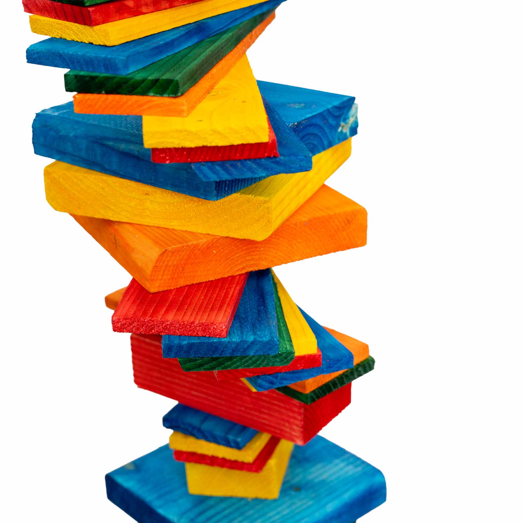rico-s-futterkiste-pharaon-large-papageienspielzeug-holzbl-cke-86cm image 2