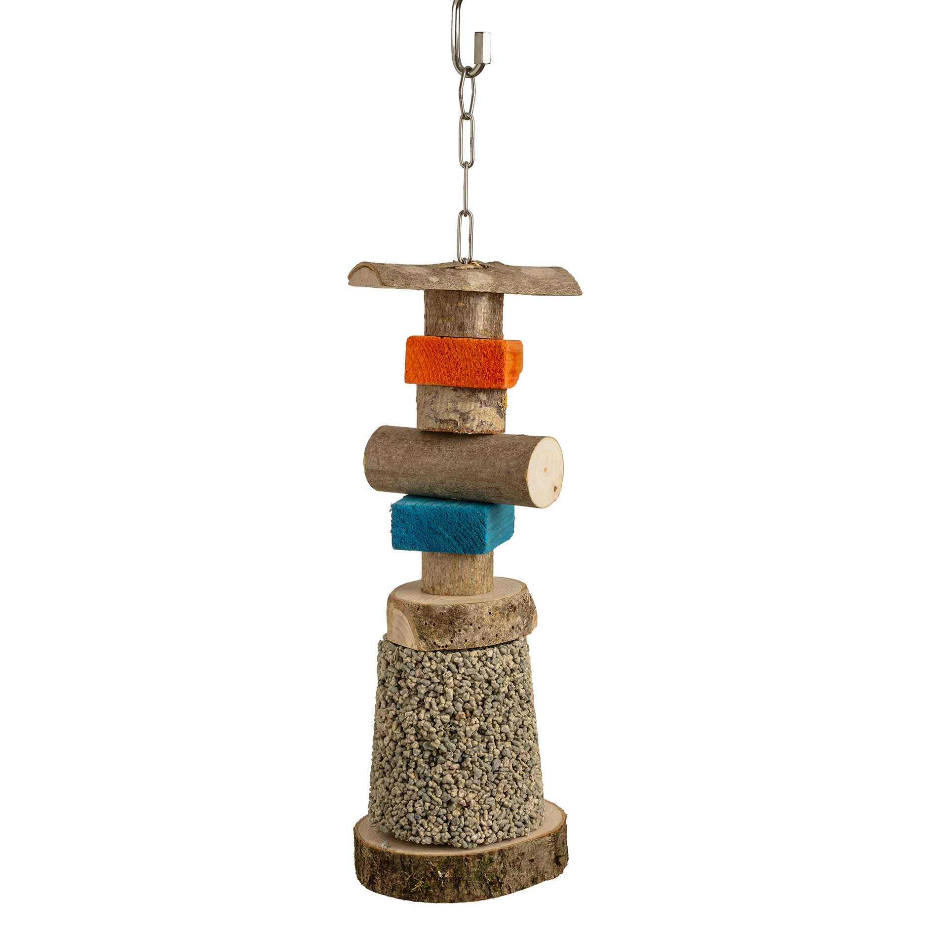 rico-s-futterkiste-stone-rope-mineralstein-large-papagei-algenkalk image 1