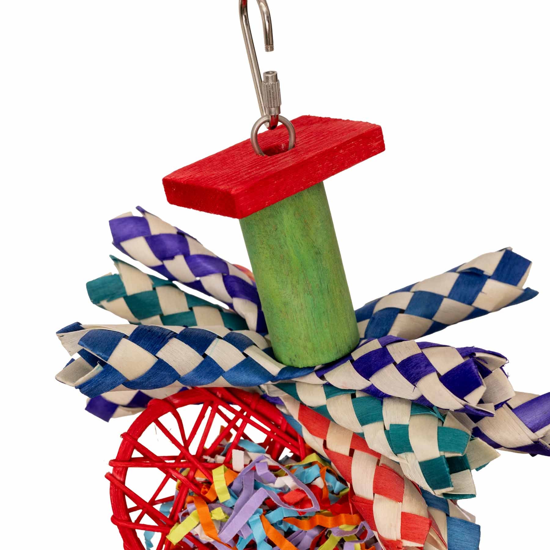 rico-s-futterkiste-shredding-tower-papageienspielzeug-foraging image 6