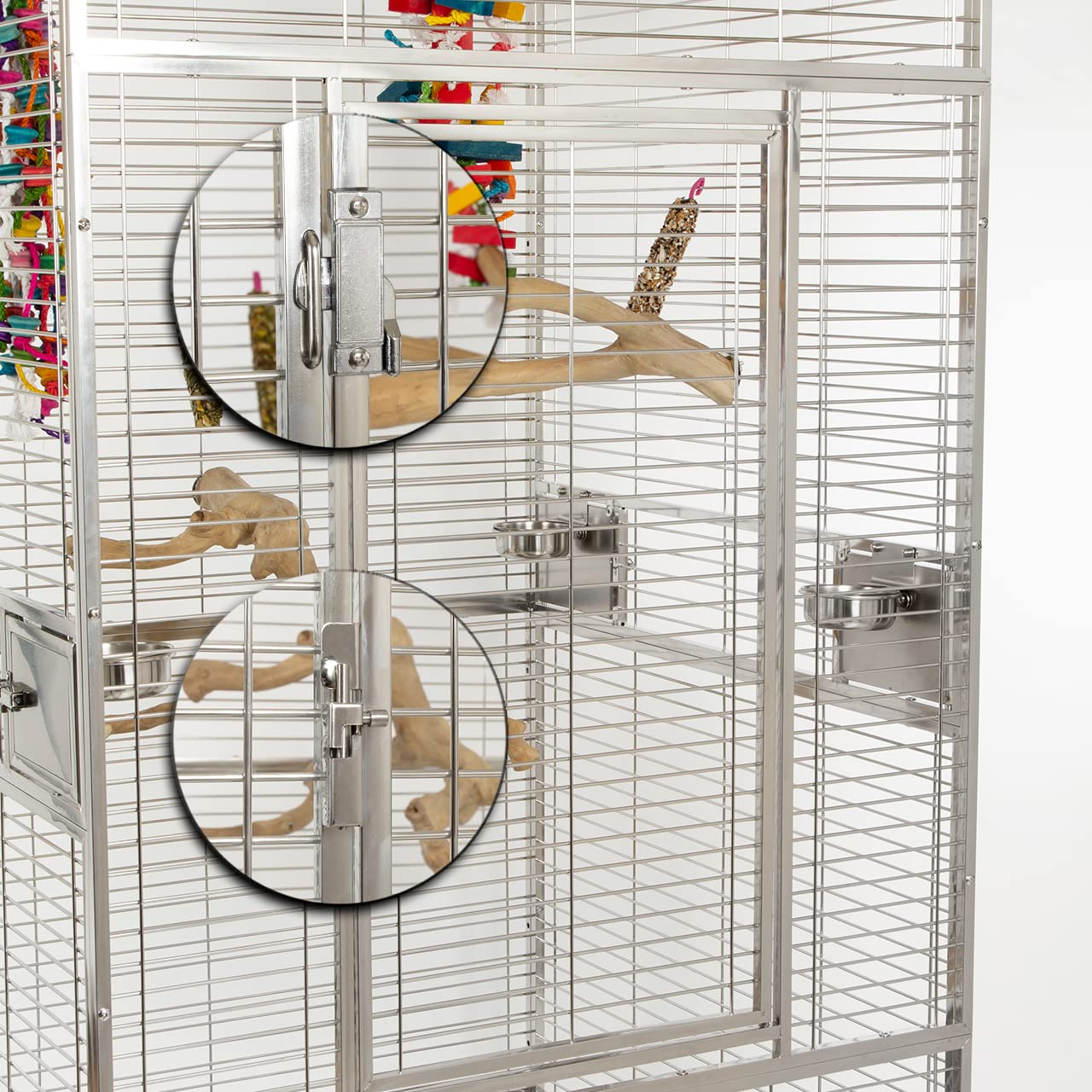 montana-cages-arkansas-i-papageienk-fig-edelstahl-100x100x200-cm image 4