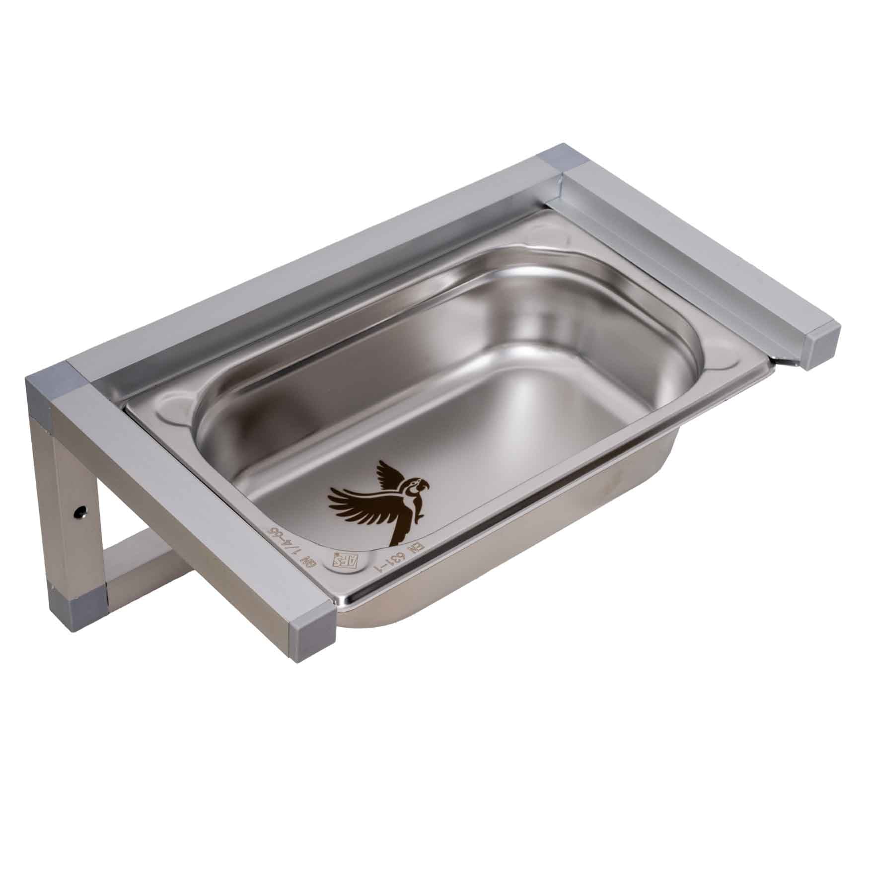edelstahlwanne-klein-32x19cm-wandmontage-futter-bad image 1