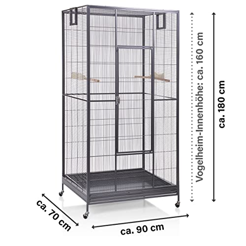 montana-cages-sydney-i-voliere-vogelk-fig-90x70x180-cm-f-r-sittiche image 5