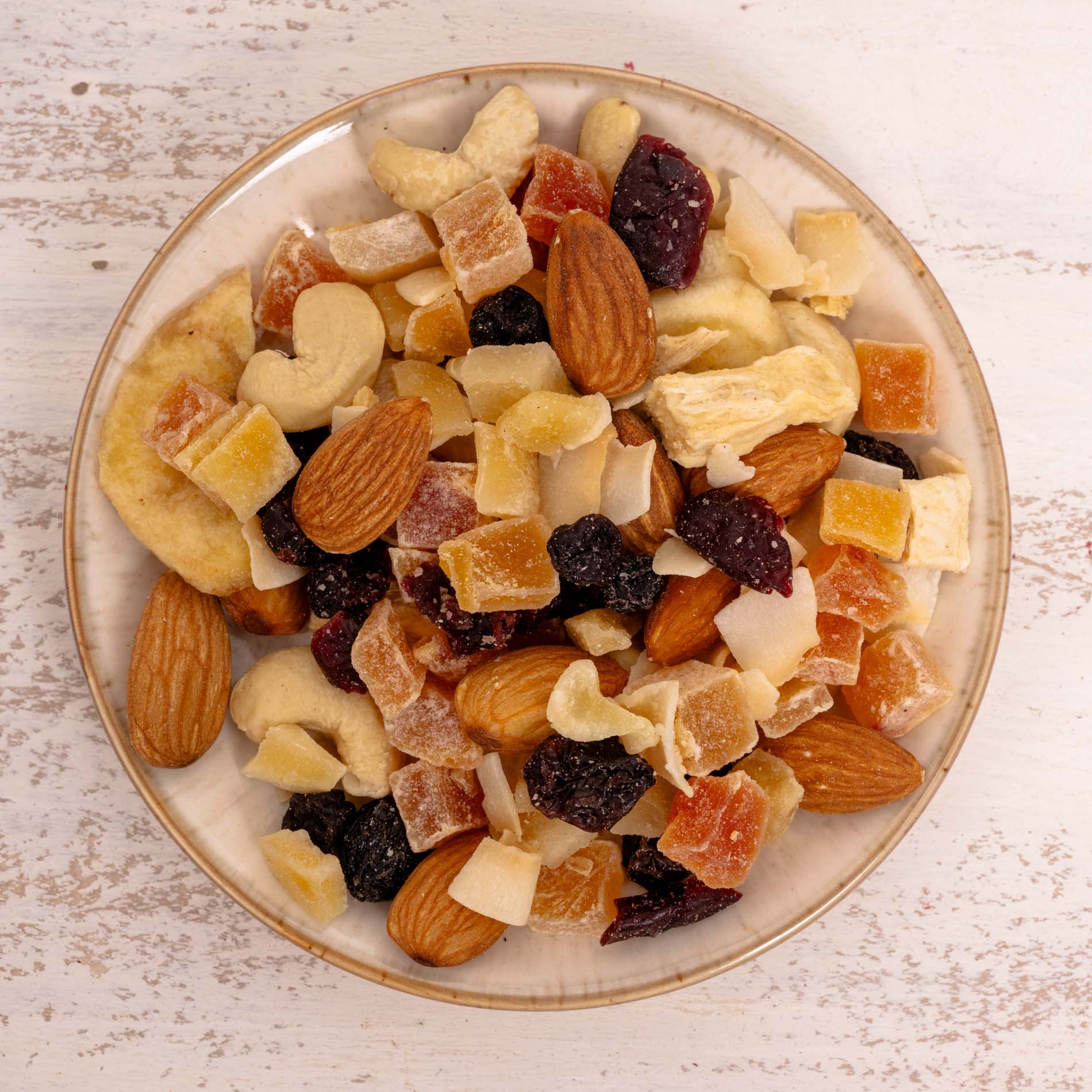 rico-s-futterkiste-tropical-frucht-nuss-mix-snack-150-g image 1