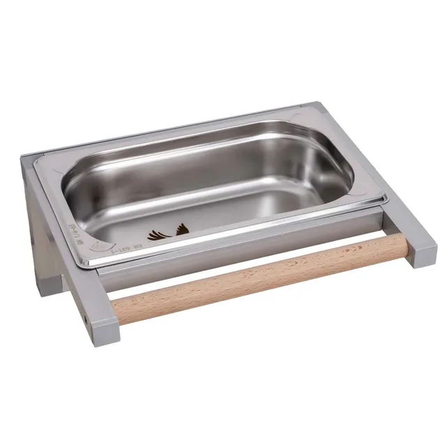 rico-s-futterkiste-edelstahlwanne-klein-28x24-cm-k-figmontage image 1
