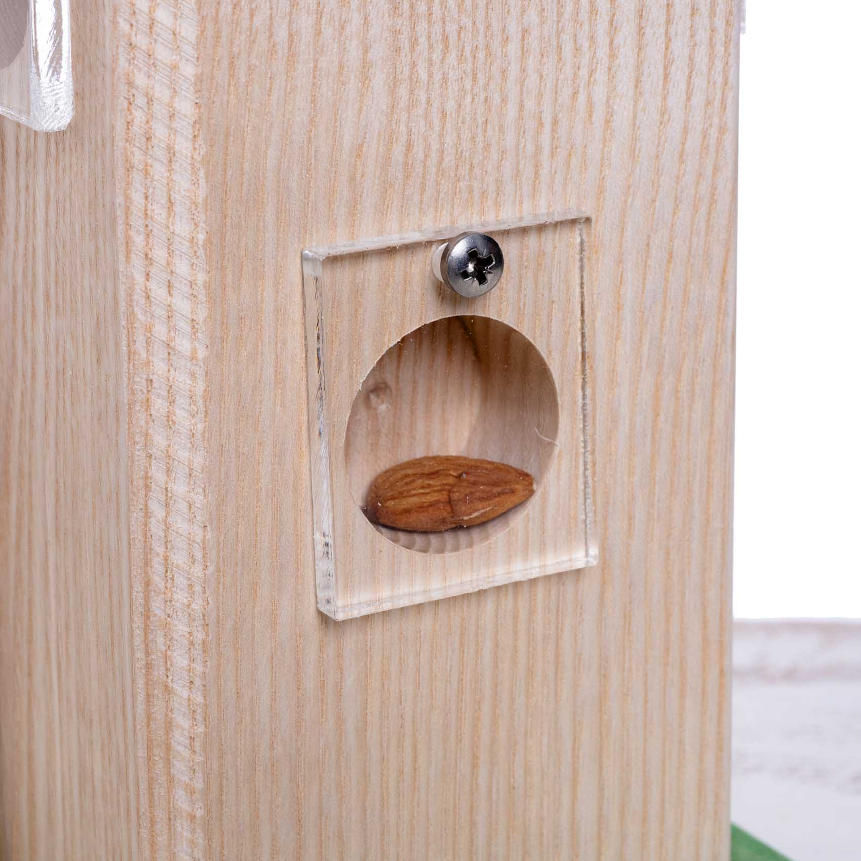 versteckspielturm-intelligenzspielzeug-papageienspielzeug-holz-30-cm image 2