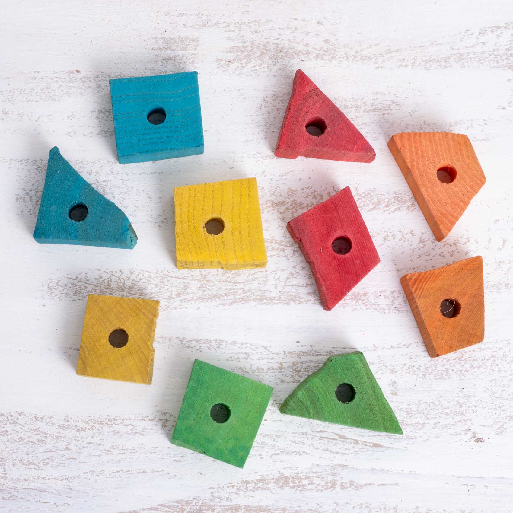 rico-s-futterkiste-nachf-llset-hartholz-papageienspielzeug-10-holzteile image 1