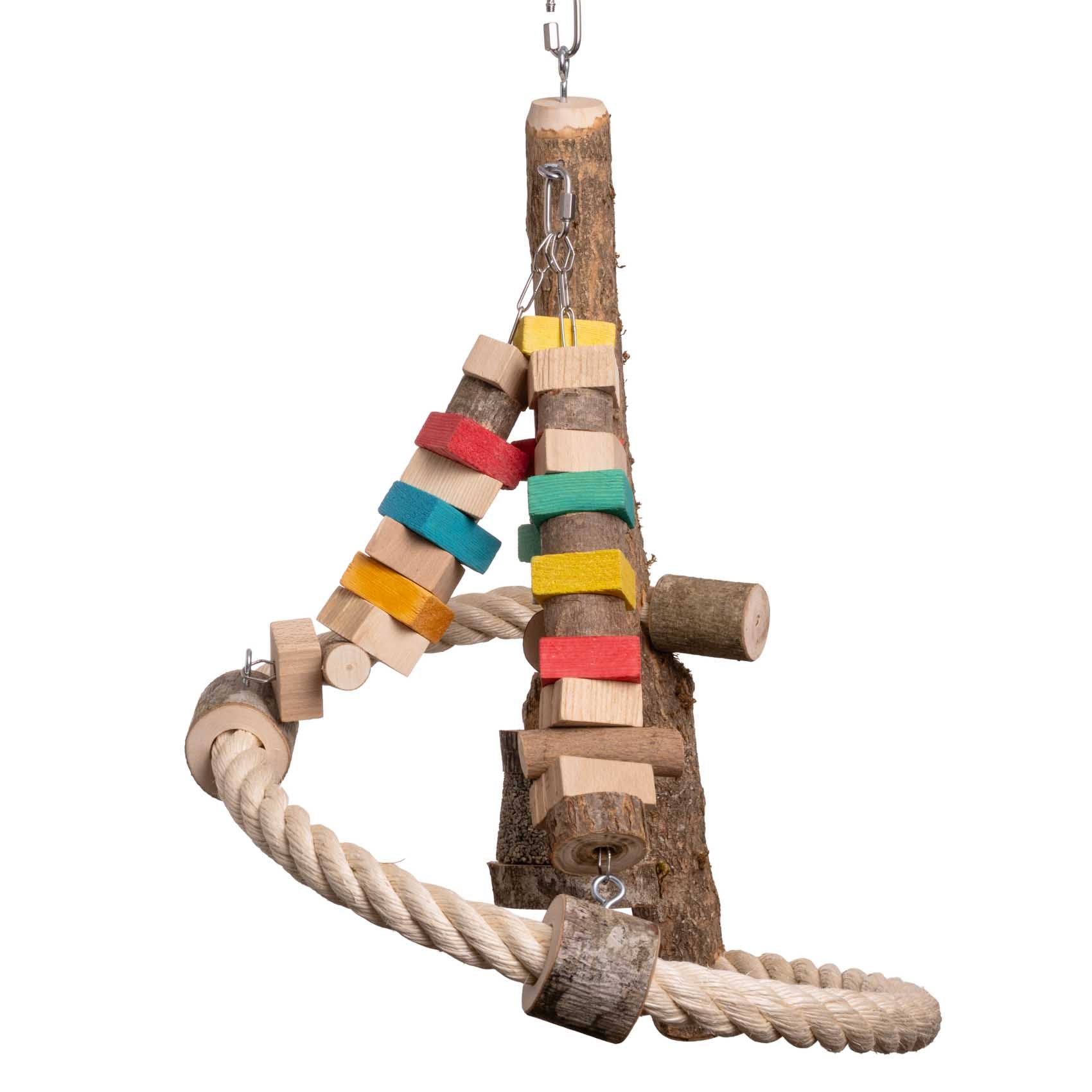 rico-s-futterkiste-schaukel-pyramide-papageienspielzeug-sisal-65-cm image 3