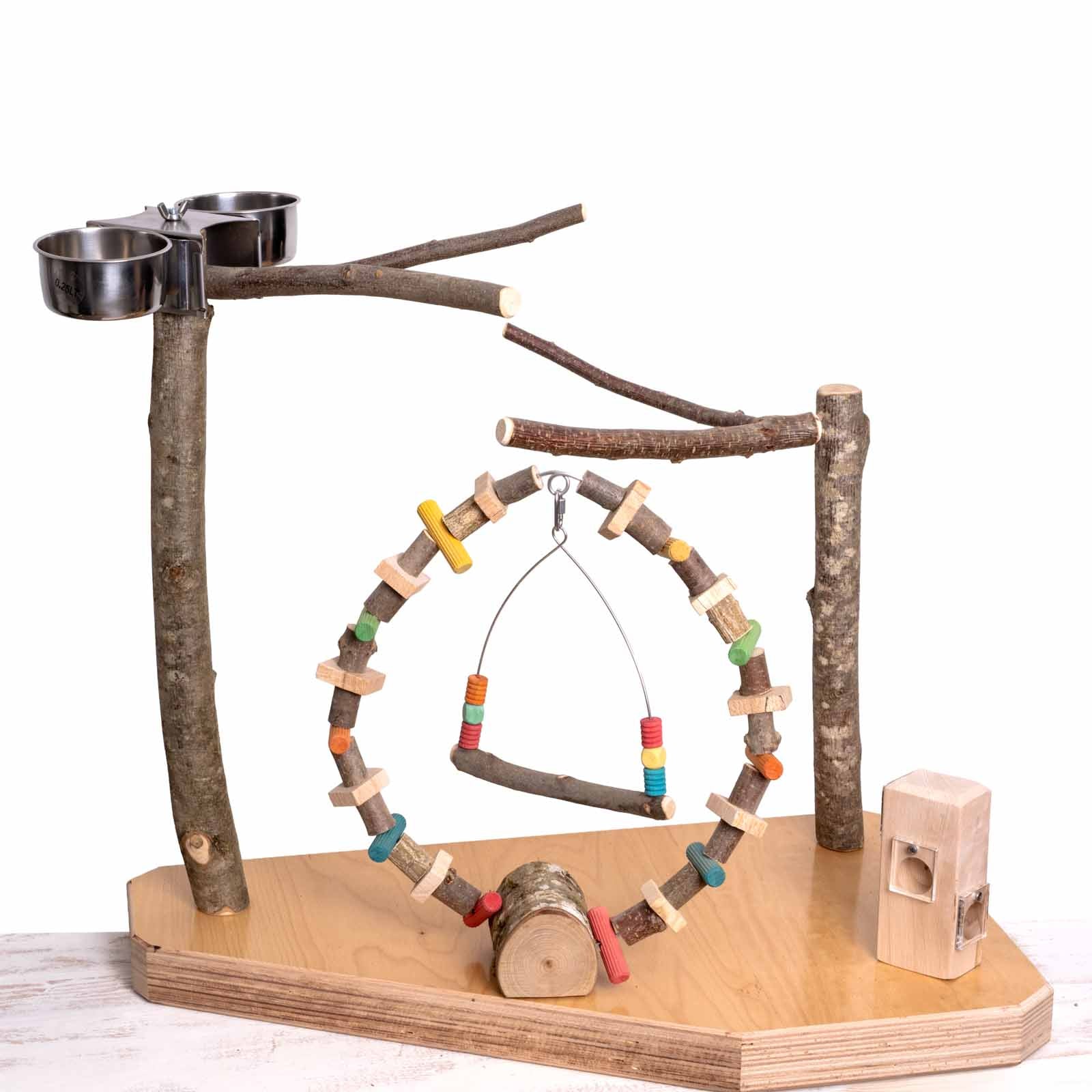 rico-s-futterkiste-freisitz-vario-vogelfreisitz-gro-sittiche-holz-40x70cm image 5