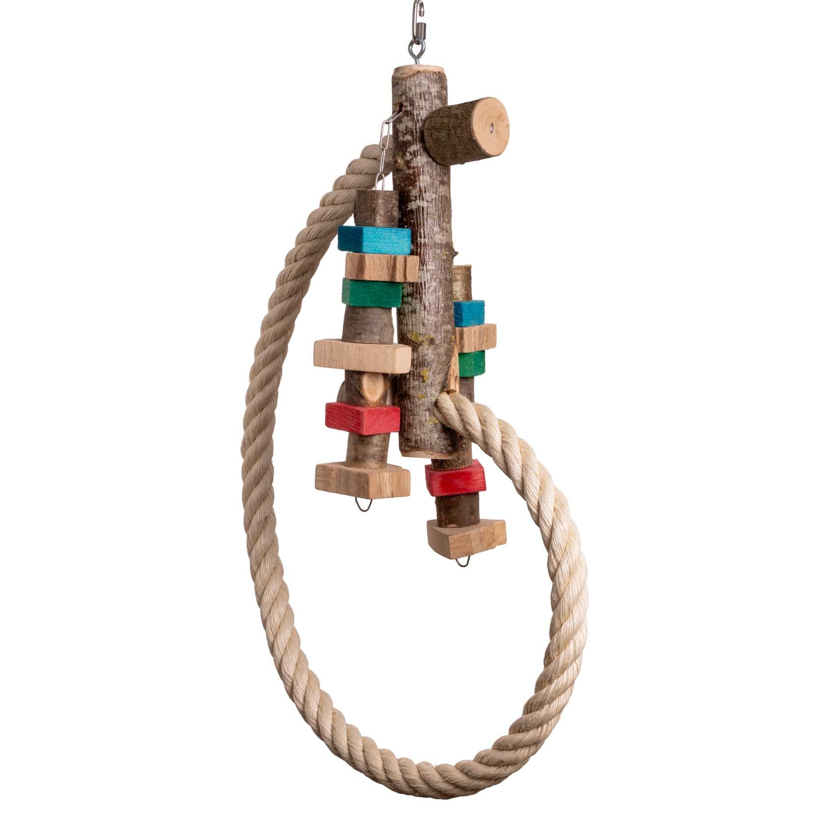 rico-s-futterkiste-kletterschnecke-sisal-papageienspielzeug-70cm image 3
