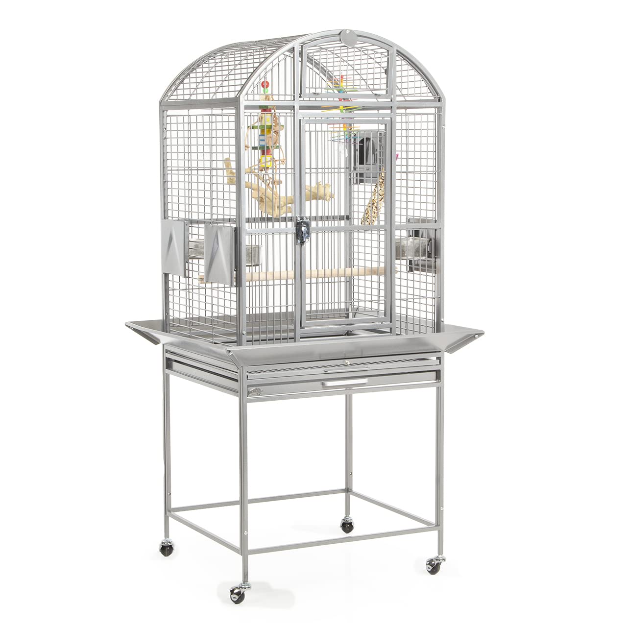 montana-cages-finca-dome-vogelk-fig-platinum-rundbogendach image 1
