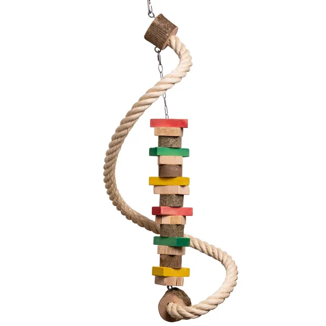 rico-s-futterkiste-sisalspirale-papageienspielzeug-150-cm image 1
