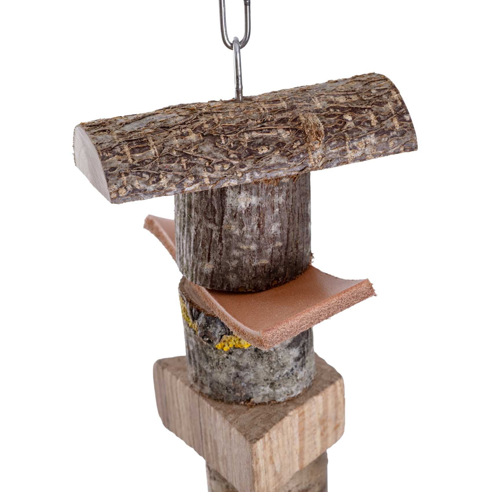 rico-s-futterkiste-doppelschaukel-papageienschaukel-holz-70-cm image 3