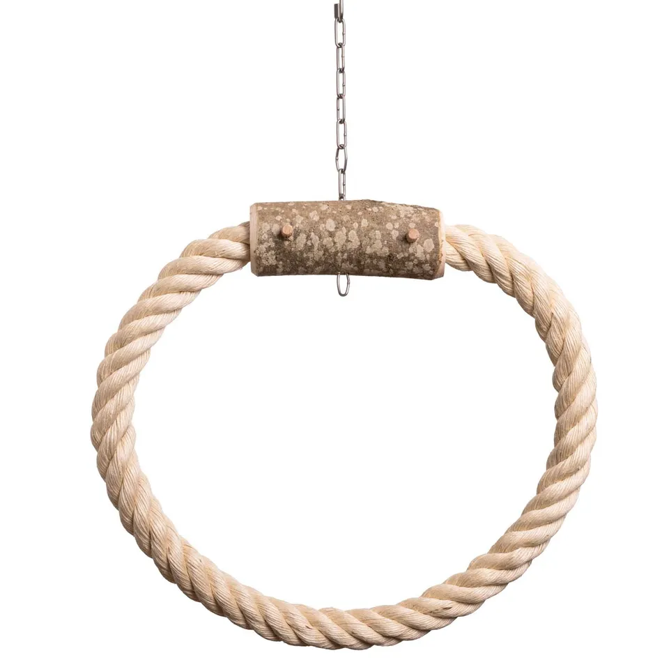 rico-s-futterkiste-sisalring-schaukel-40-cm-gro-e-papageien image 1