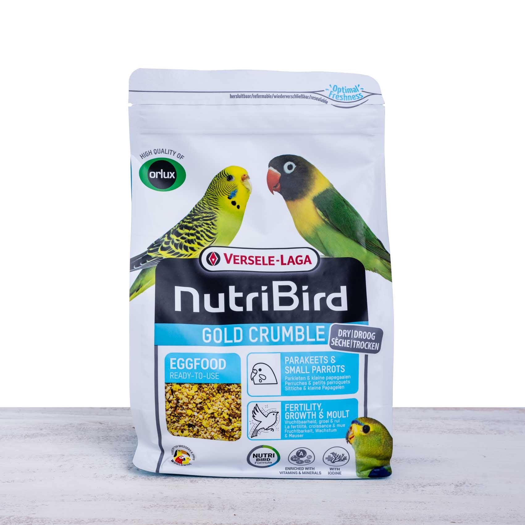 nutribird-gold-crumble-eifutter-1-kg-f-r-sittiche-zur-aufzucht image 1