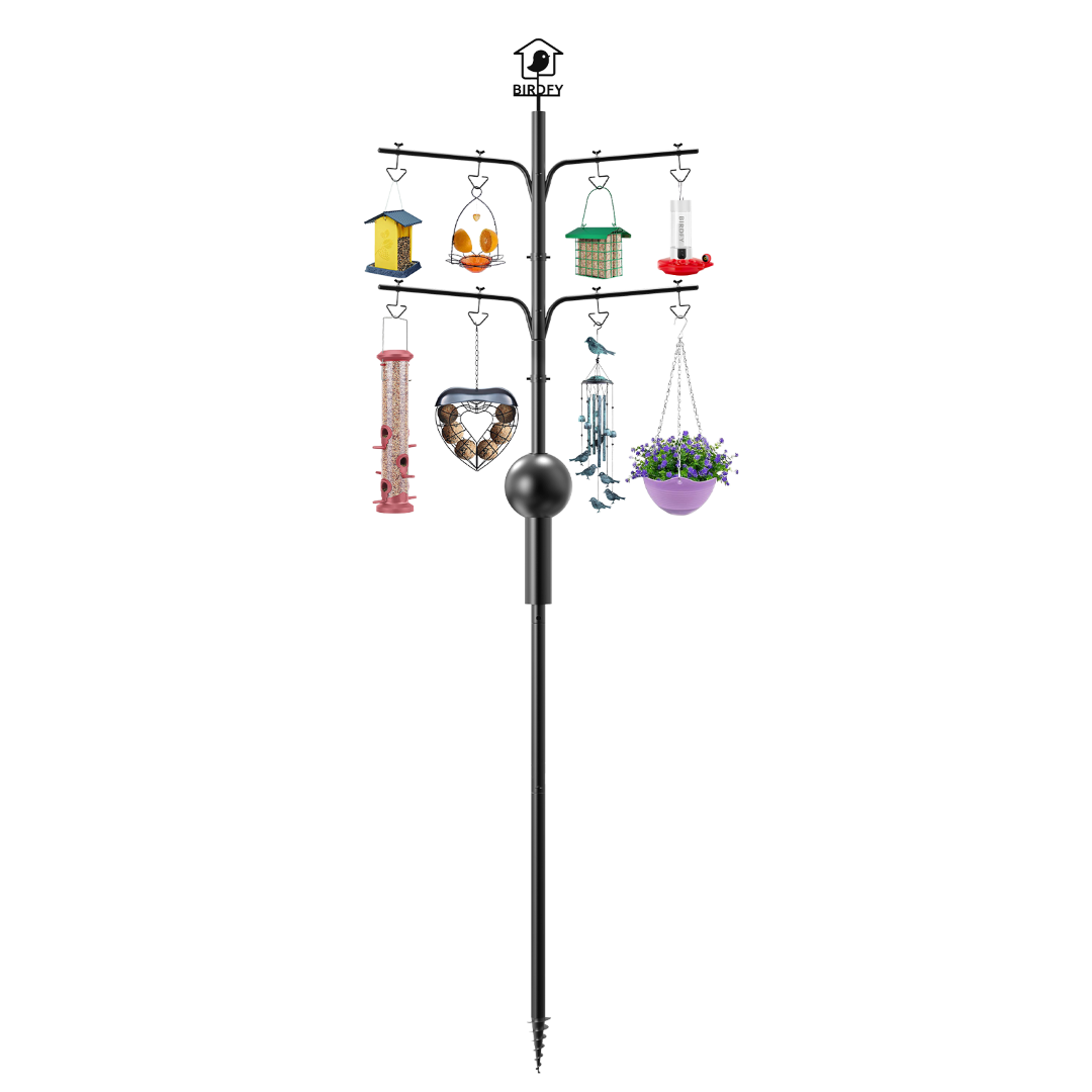 birdfy-pole-vogelfutterstation-stange-8-haken-eichh-rnchenschutz image 1
