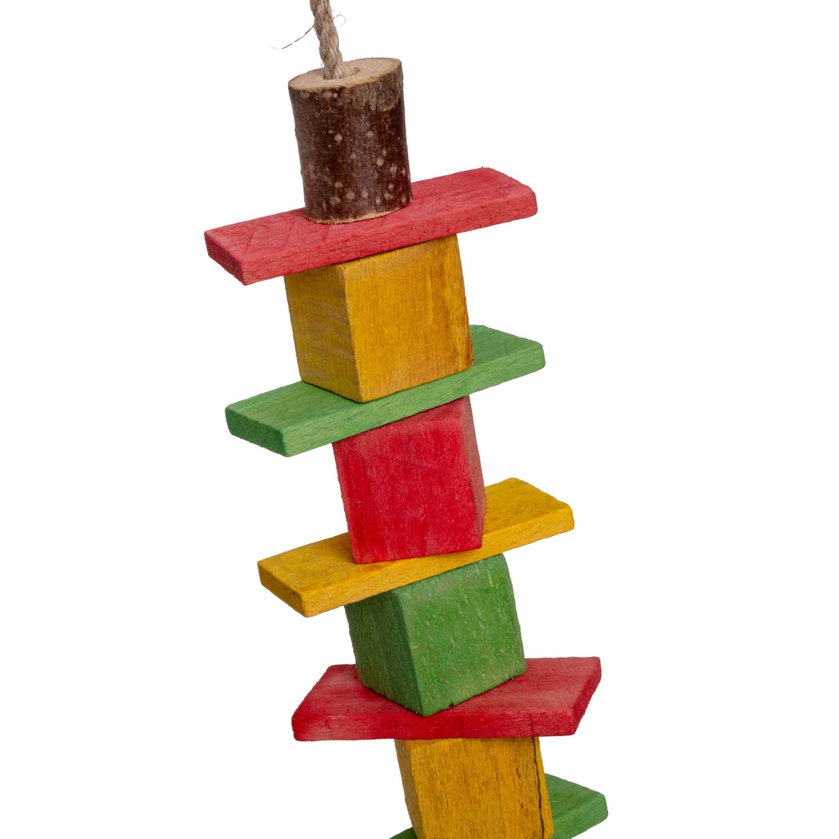 rico-s-futterkiste-knabberspass-sittichspielzeug-28-cm-sisal-holz image 2