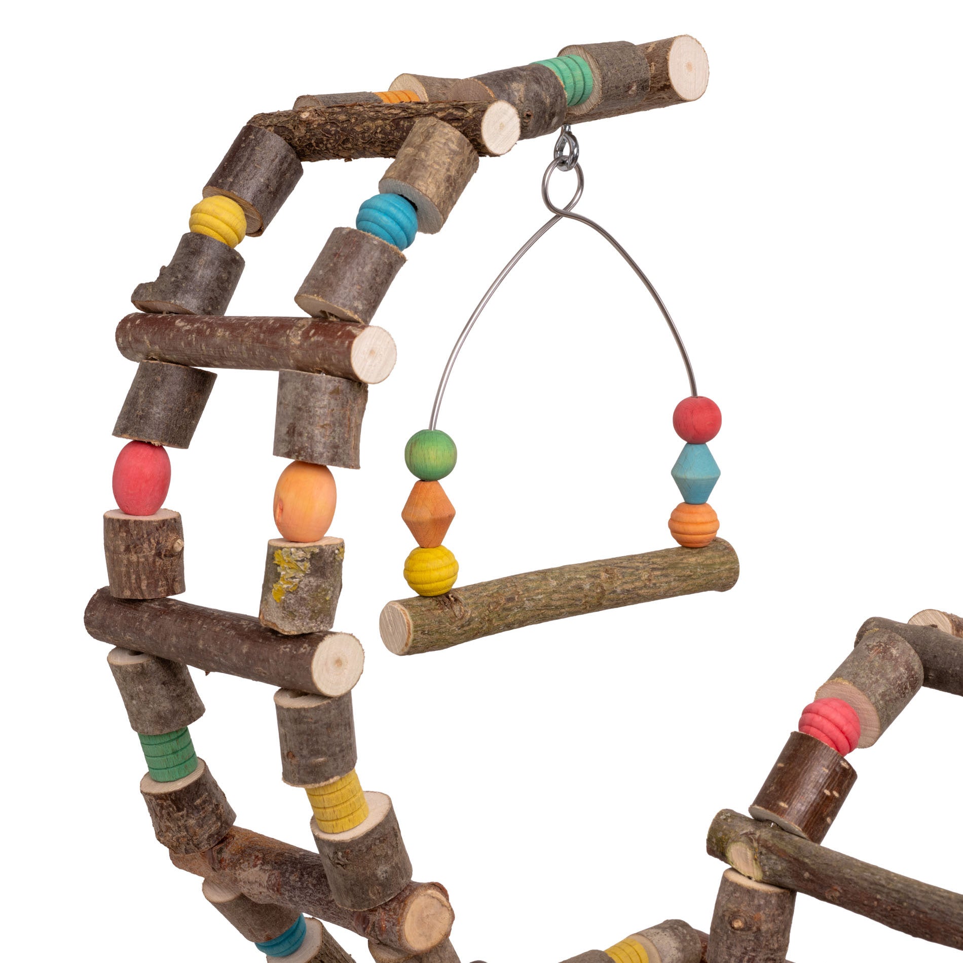 rico-s-futterkiste-rondo-sittich-spielplatz-freisitz-holz-60-cm image 2