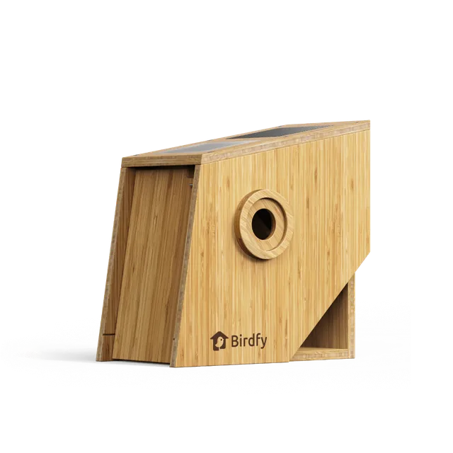 birdfy-nest-polygon-nistkasten-mit-kamera-braun-2k-nachtsicht image 1