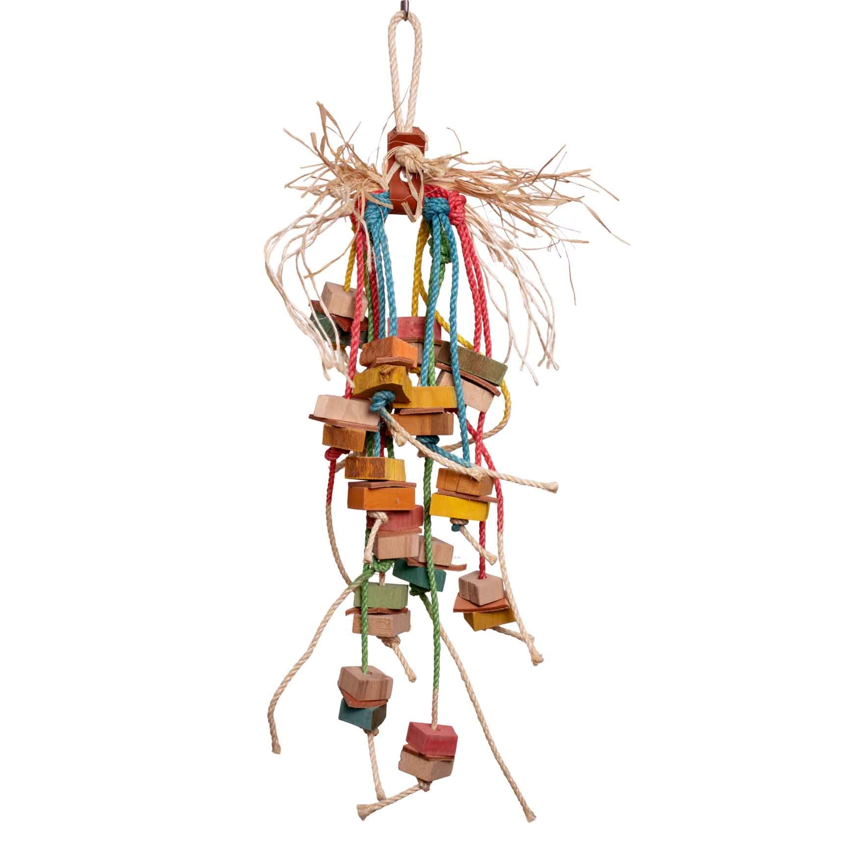 rico-s-futterkiste-wirbel-papageienspielzeug-sisal-60-cm image 1