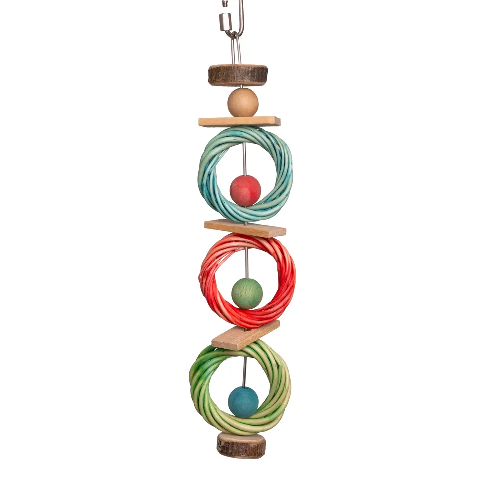 bunte-weidenringe-sittichspielzeug-25-cm-f-r-wellensittiche image 1