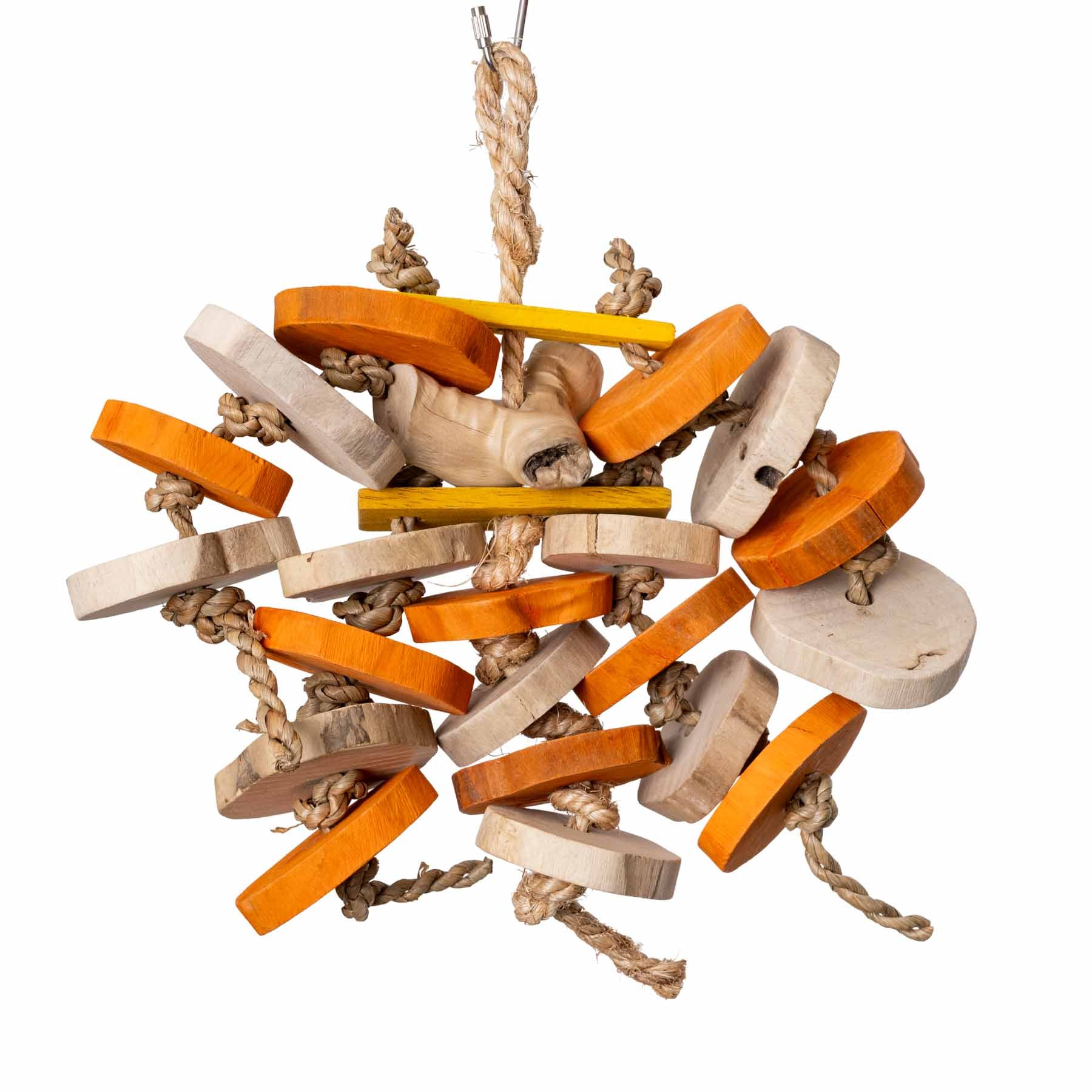 rico-s-futterkiste-wild-wood-medium-papageienspielzeug-naturholz image 1