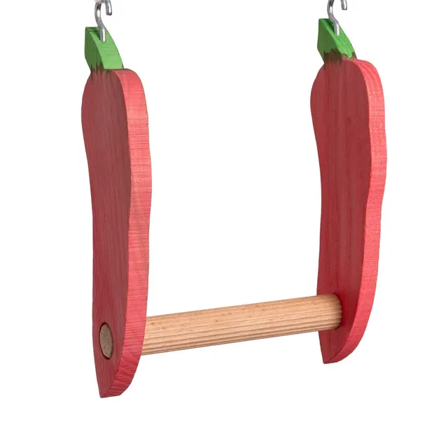 rico-s-futterkiste-chili-schaukel-holz-f-r-wellensittiche image 1