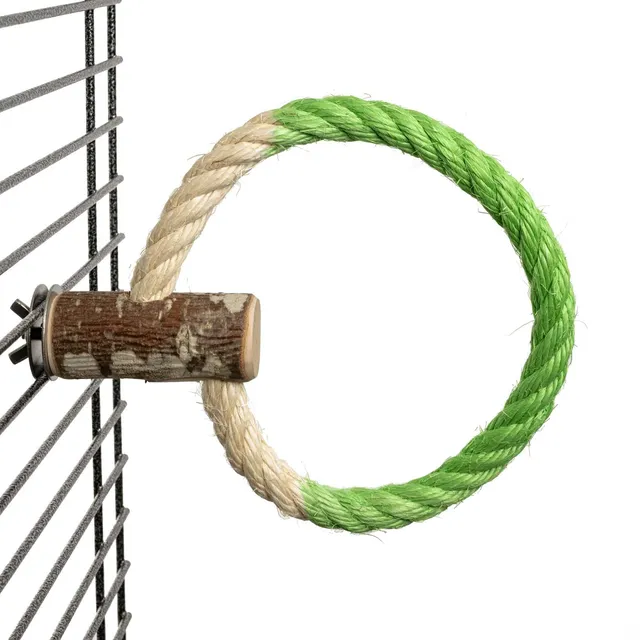 rico-s-futterkiste-sittich-sisal-kletterring-vogelspielring-20-cm image 1