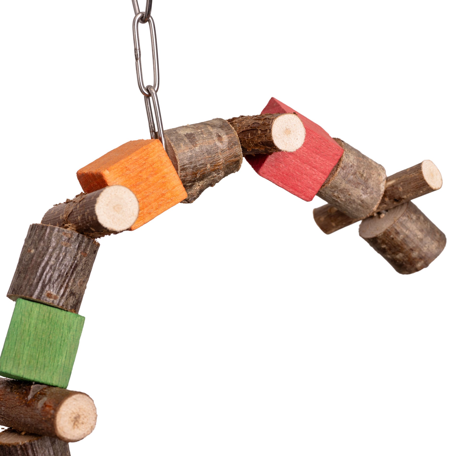 rico-s-futterkiste-halbmond-schaukel-sittichspielzeug-holz image 2