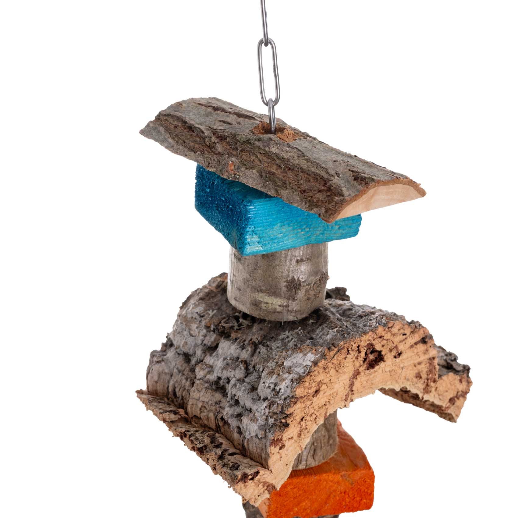 rico-s-futterkiste-nature-wood-kork-knabberkette-papageienspielzeug-kork image 3